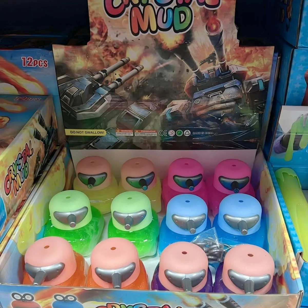 Crystal Mud Slime - 12 szt w opakowaniu