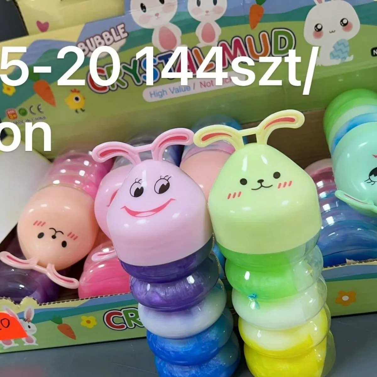 Zabawki Slime w słoiczkach z króliczkami 20555-20Y144