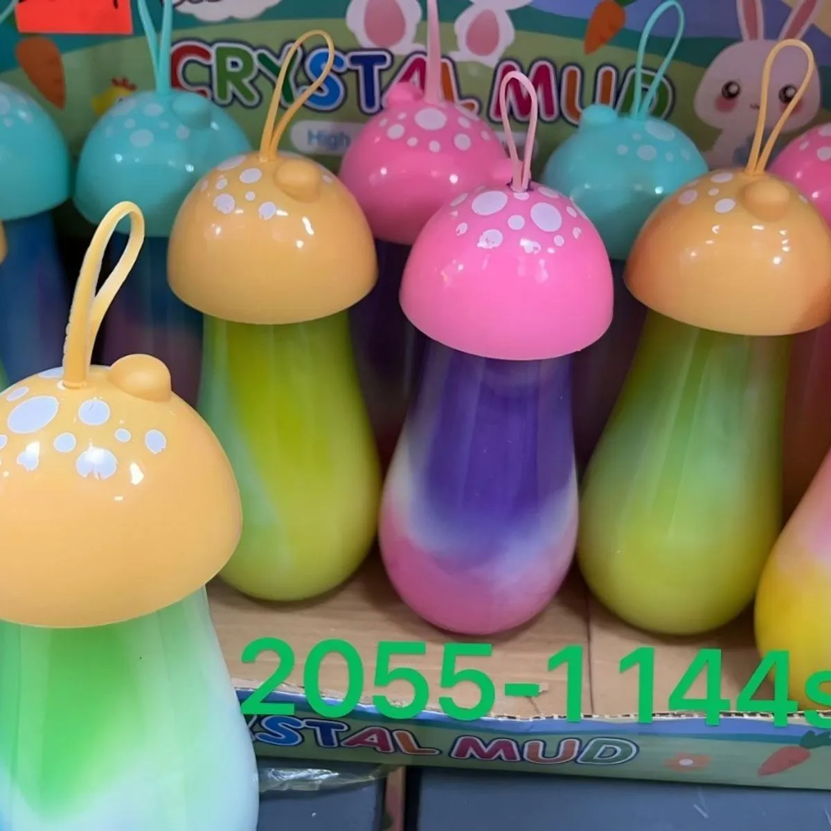 Zabawki Slime Crystal Milk Grzybki 12 szt