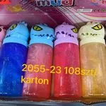 Zabawki Slime Pandowe w butelkach 6 kolorów