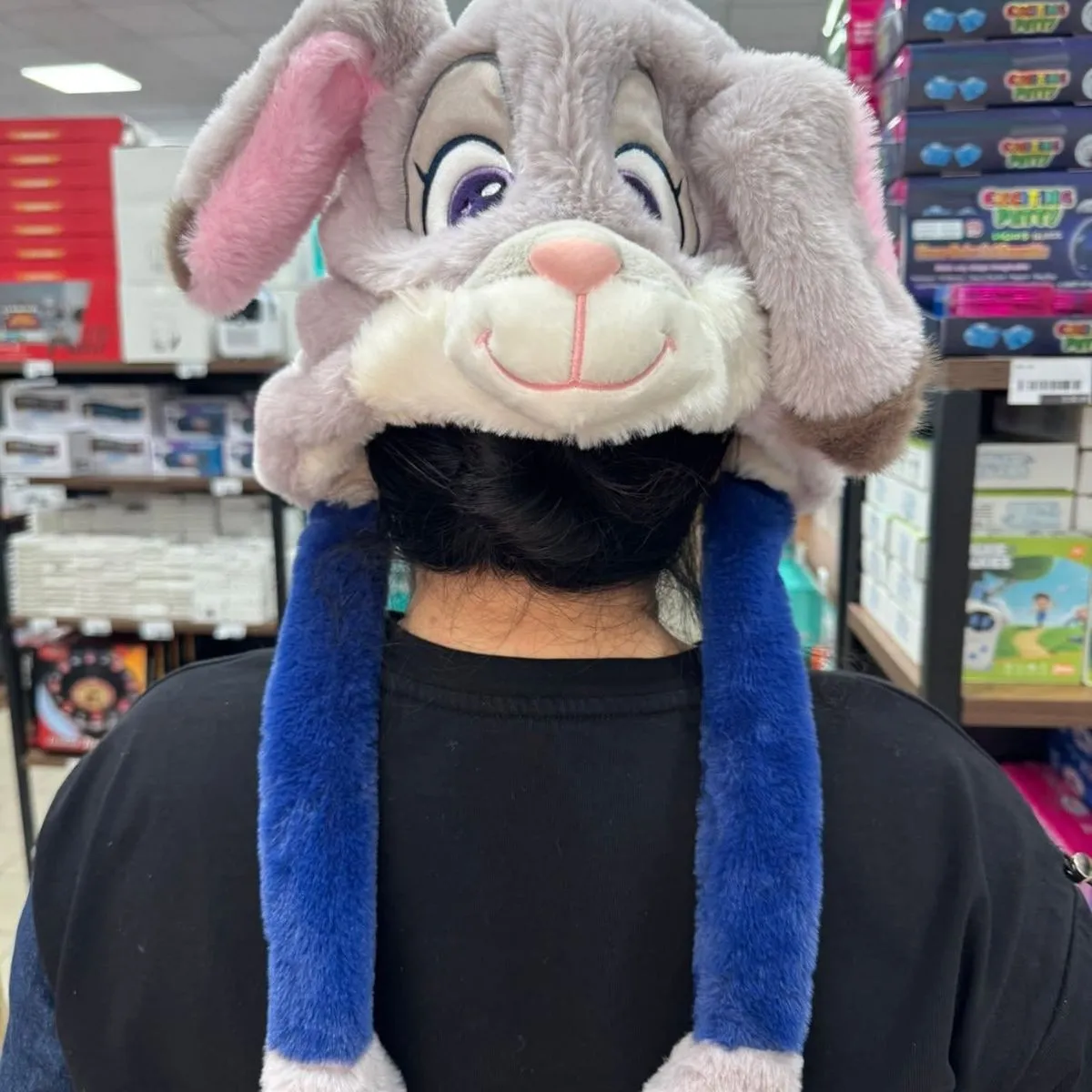 Czapki Zootopia Judy Hopps Szara z niebieskimi uszami