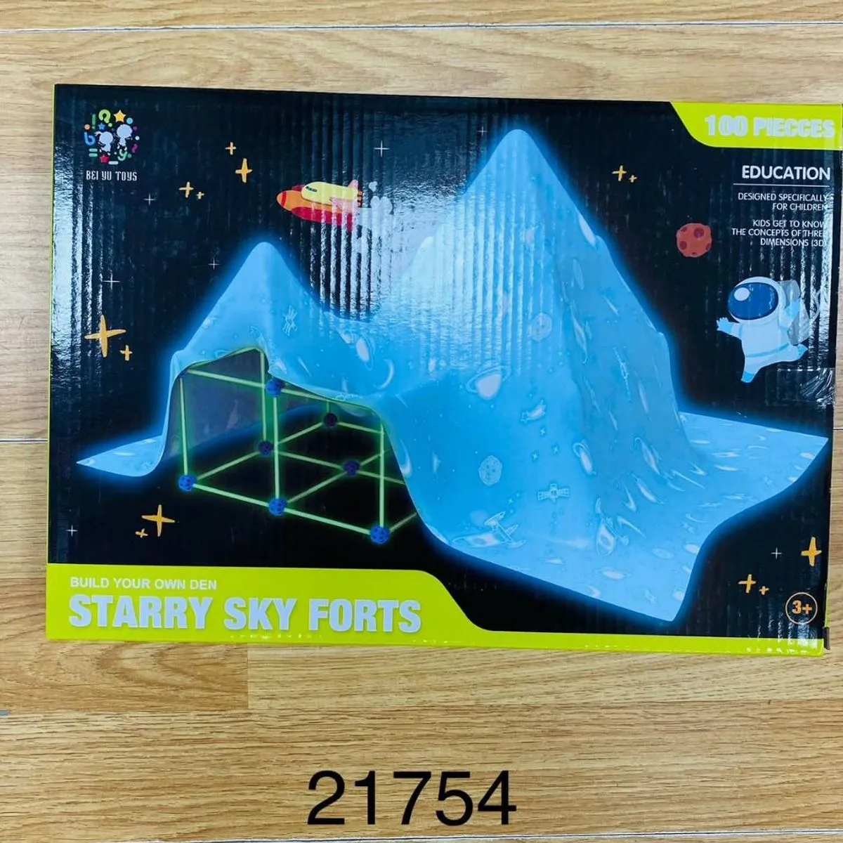 Zabawki Starry Sky Forts 100 elementów