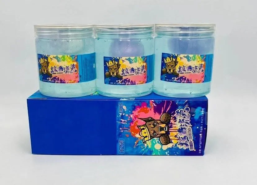 Zabawki Slime 3PCS w słoikach przezroczystych