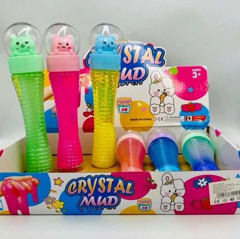 Zabawki Crystal Slime w kulach i tubach, 3+ lat