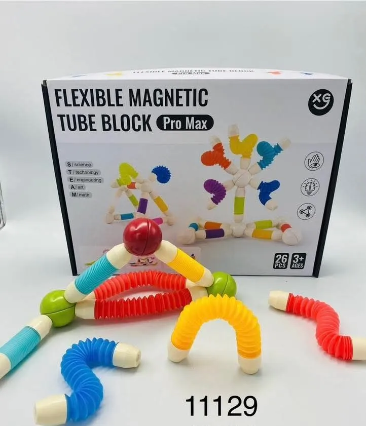 Zabawki Flexible Magnetic Tube Block Pro Max 2-6 lat