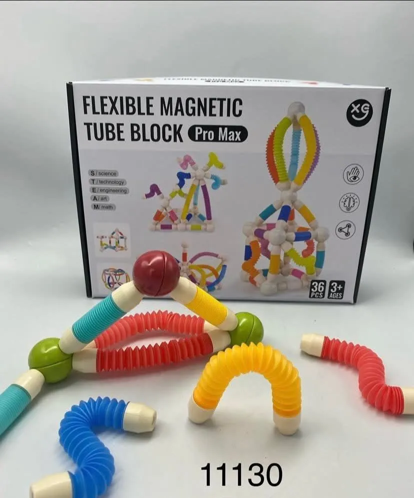Zabawki Flexible Magnetic Tube Block Pro Max 36+3 el.