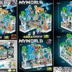 Zestaw klocków My World z podświetleniem LED