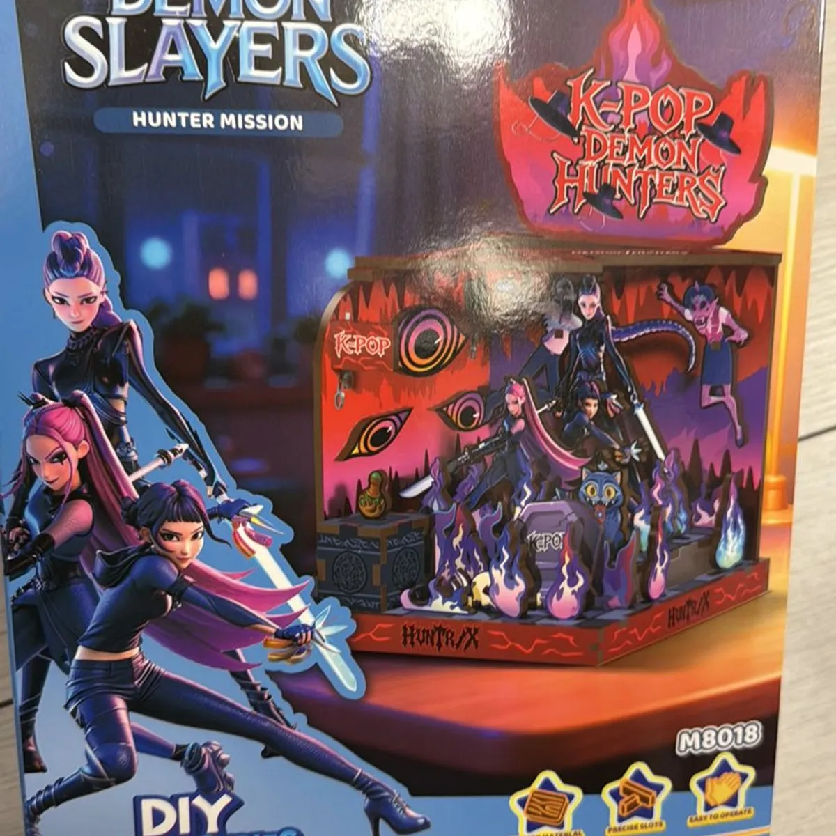 Zestaw klocków K-Pop Demon Slayer Hunter Mission DIY House Series