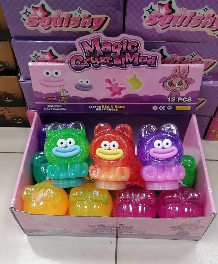 Zabawka Crystal Mud Magic - Slime Brokatowy Postacie, 12 szt.