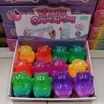 Magic Crystal Mud Slime Kotki z Brokatem 12 szt.