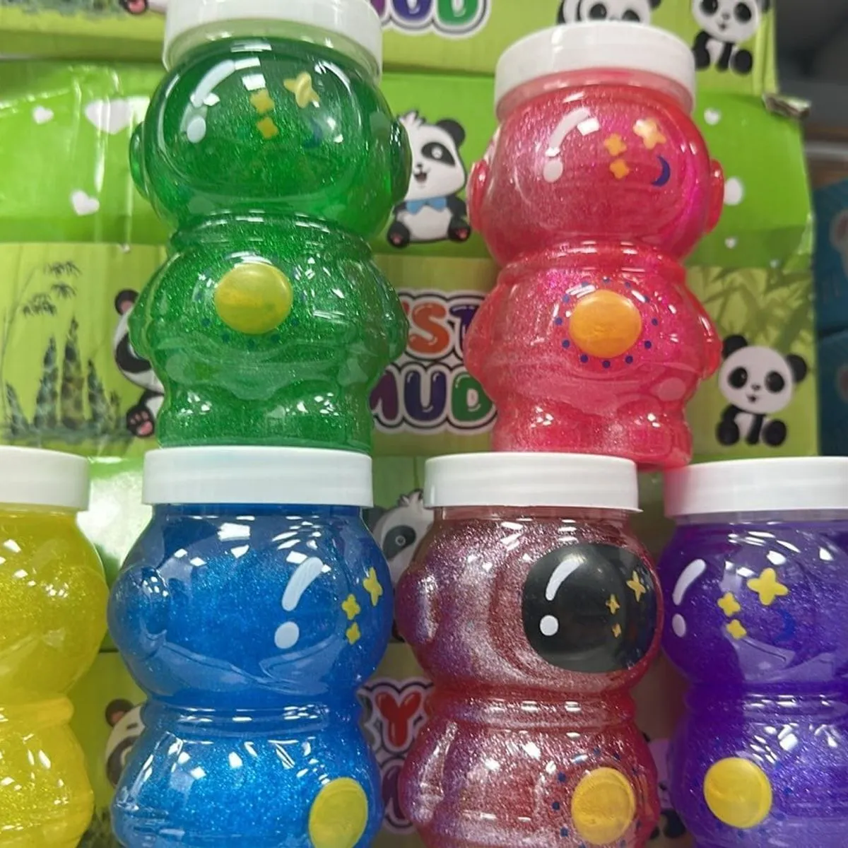 Slime Crystal Mud Figurka Astronauta z Brokatem 12 szt.