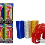 Zabawki Magic Spring Sprężyna 15cm Metaliczne Kolory Mix 12szt
