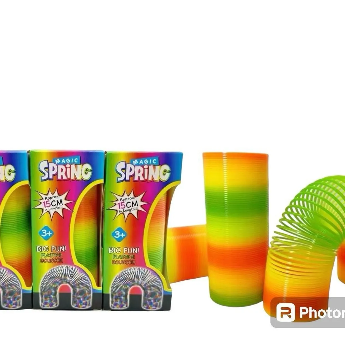 Zabawki Magic Spring Tęczowa 15cm Plastikowa - 12 szt.