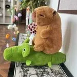 Brelok Maskotka Kapibara 30cm na Zielonym Krokodylu