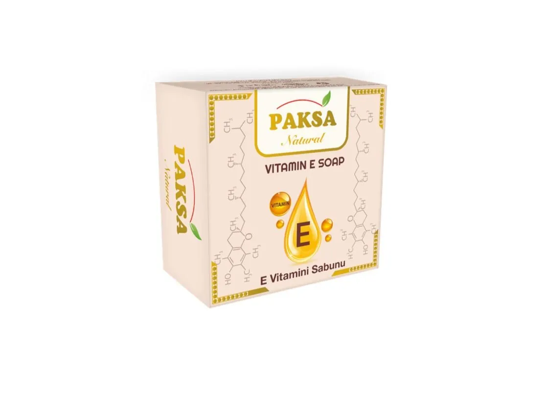 Mydło w Kostce Paksa Natural z Witaminą E - 12 szt.