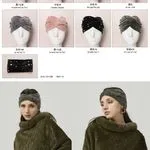 Opaski damskie turban 100% akryl różne kolory