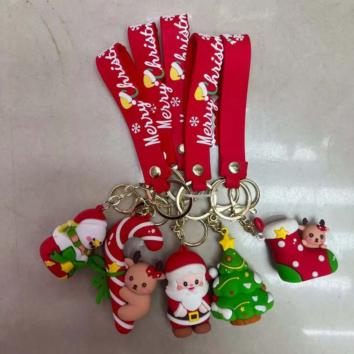 Brelok do kluczy świąteczny Merry Christmas Zestaw