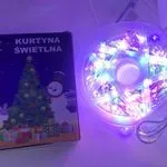 Lampki Świąteczne 30m z pilotem LED kolorowe