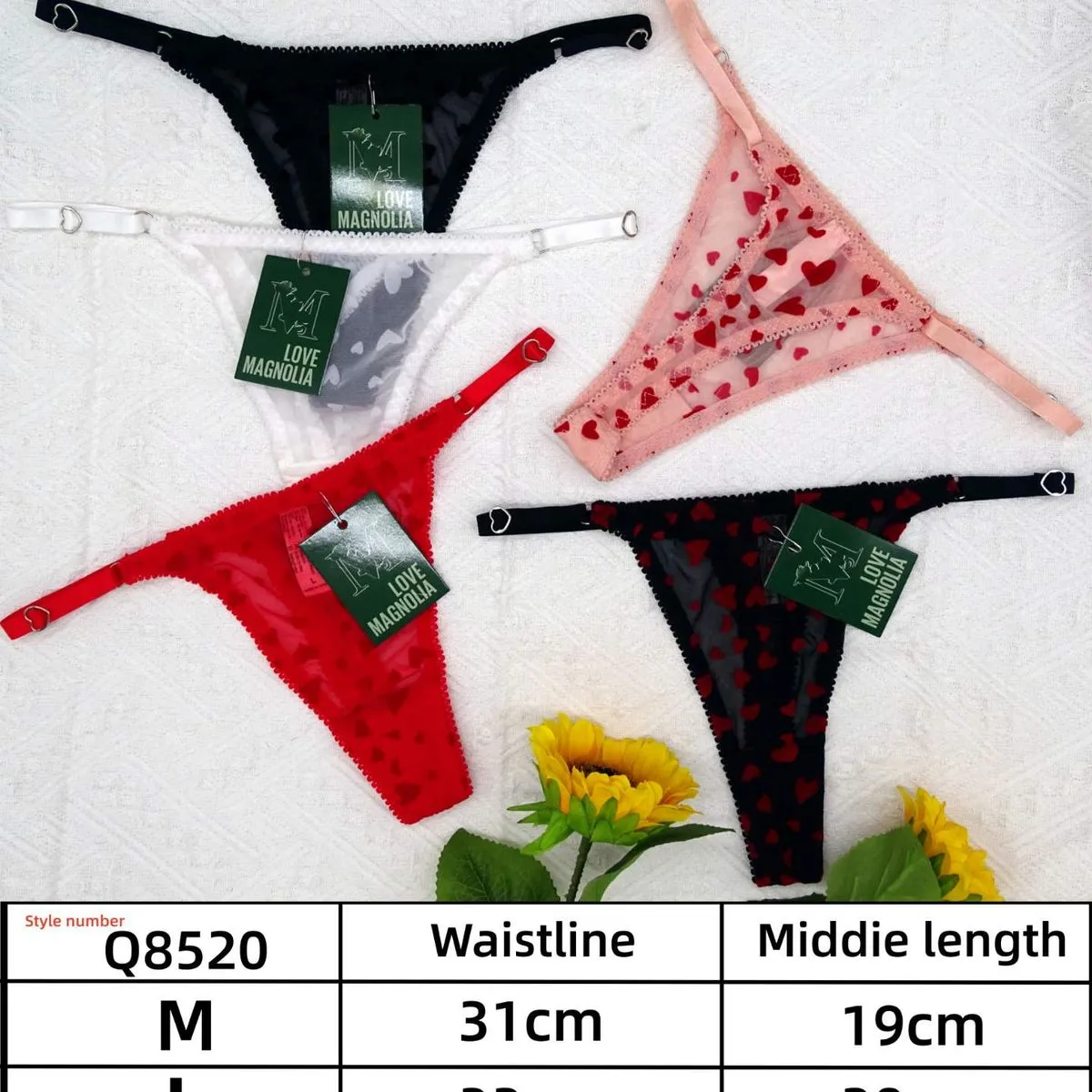 Majtki damskie Love Magnolia stringi Q8520 M/L