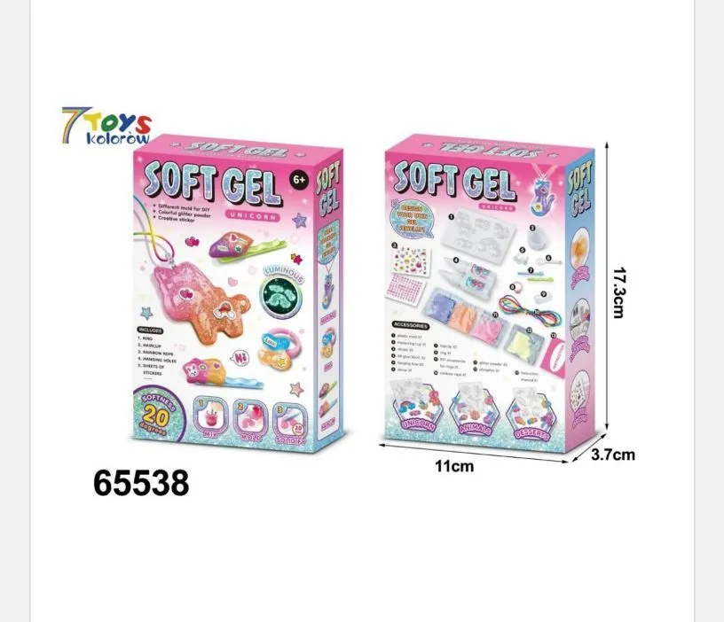 Zestaw Zabawki Soft Gel 7Toys 65538