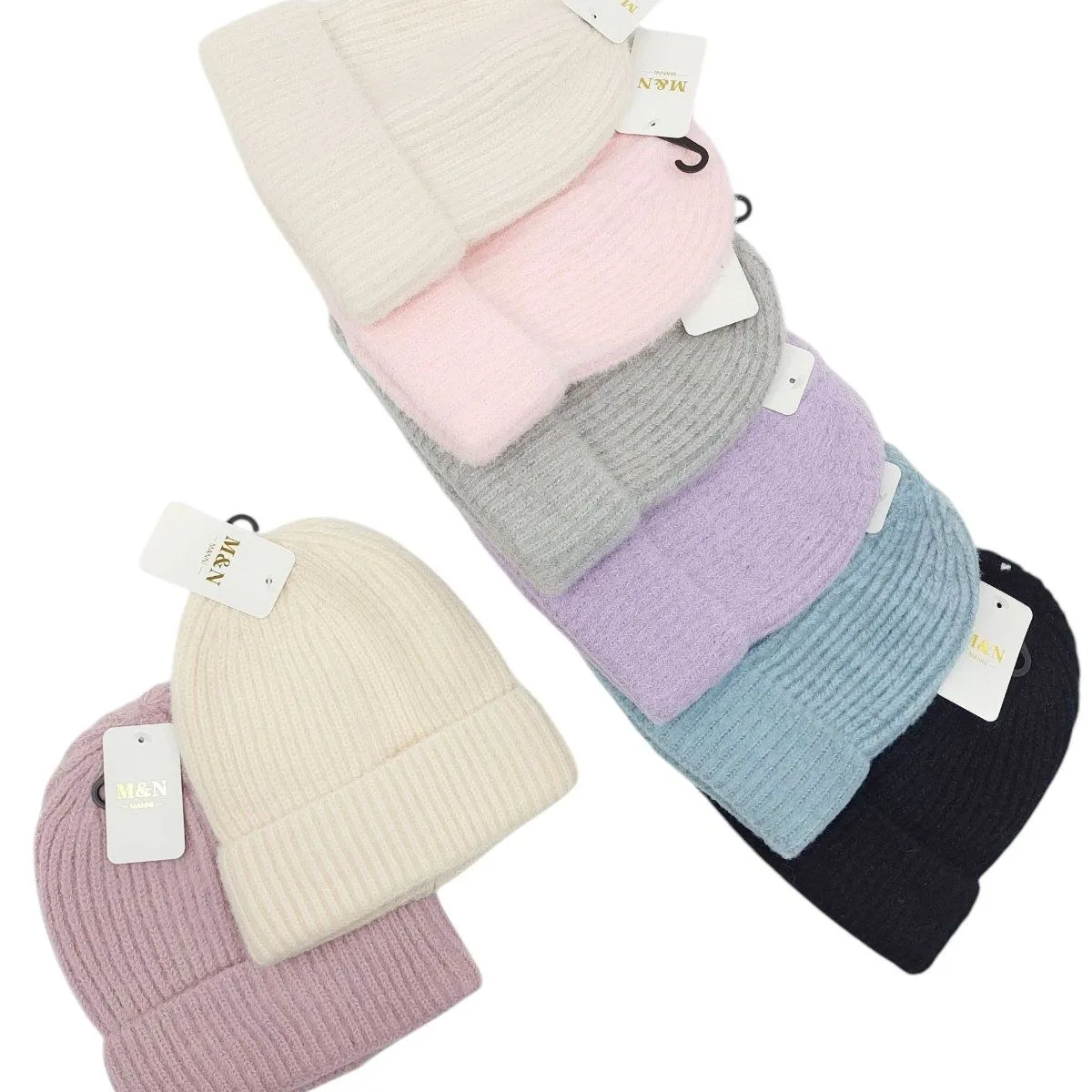 Czapki damskie beanie 8 kolorów