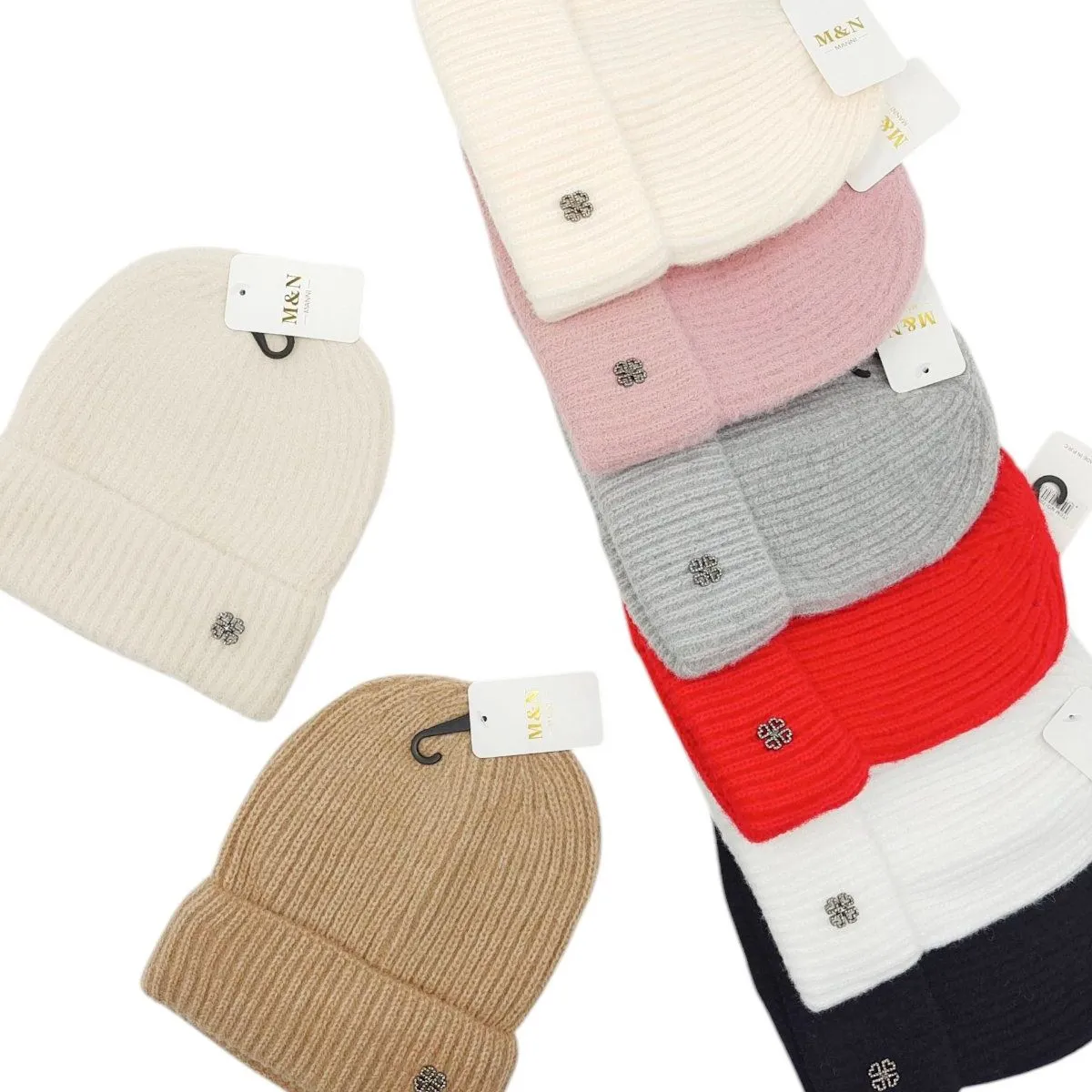 Czapki damskie dzianinowe beanie różne kolory