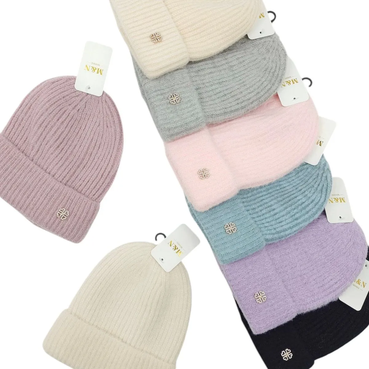 Czapki damskie beanie dzianinowe różne kolory