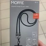 Kabel More&More M108 Lanyard Charge & Sync USB-C 1.3m