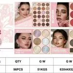 Zestaw kosmetyków Yara: Eyeshadow Highlighter Blusher ITEM 13133