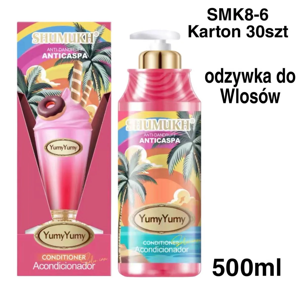 Odżywka do Włosów Antycaspa Shumukh YumYum 500ml