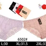 Majtki damskie koronkowe 6502 L:30 XL:31.5 2XL:33