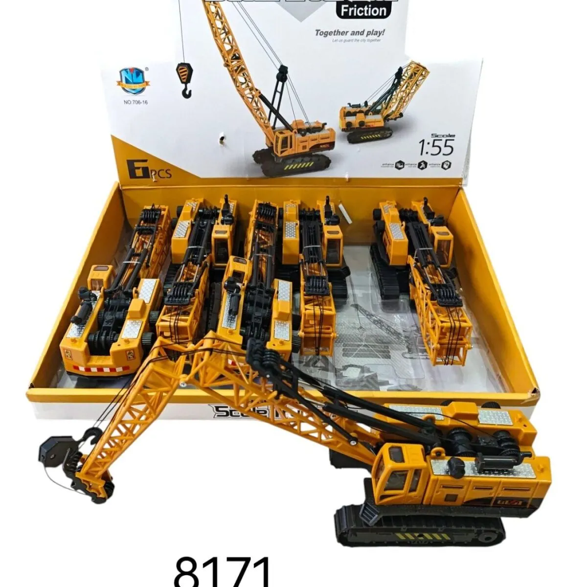 Model żurawia budowlanego 1:55 Scale Friction 8171