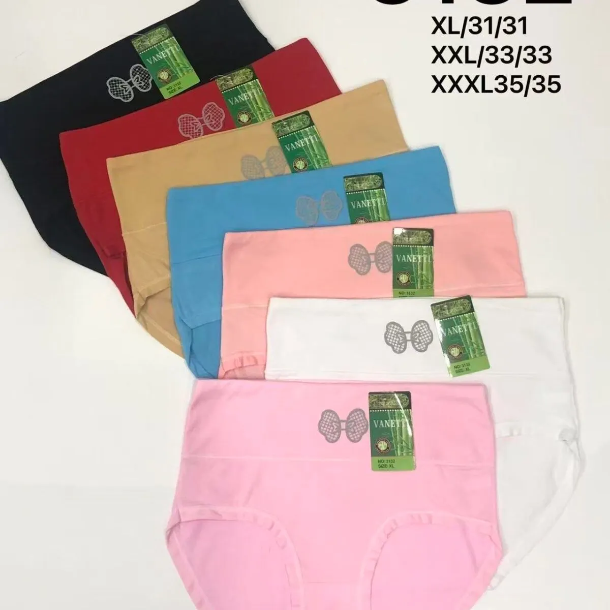 Majtki damskie bawełniane XL/XXL/XXXL 6 kolorów