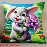 Poszewki 40x40 cm z motywem królika PE-1414