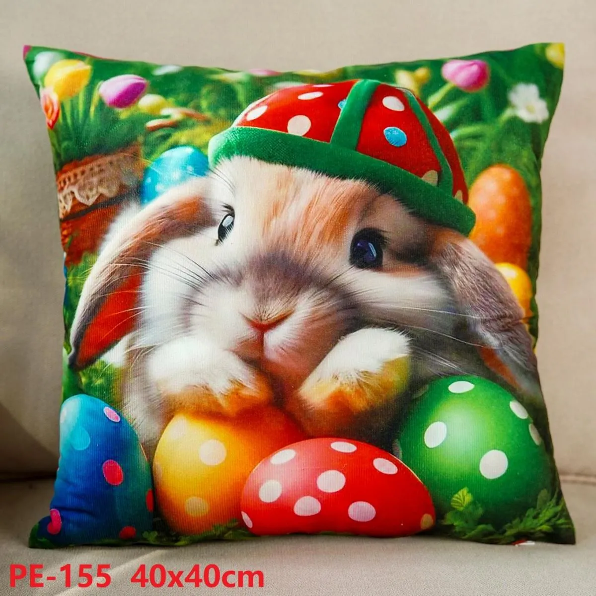 Poszewki wielkanocny królik 40x40 cm PE-155