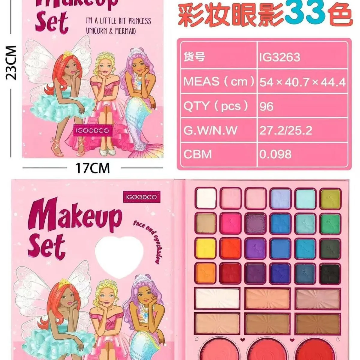 Zestaw Zabawkowy Makeup Set My Little Princess 17cm