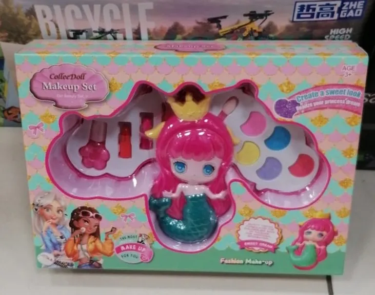 Zestaw do makijażu lalka syrenka Collect Doll Makeup Set
