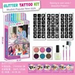 Zestaw do tatuaży brokatowych Glitter Tattoo Kit