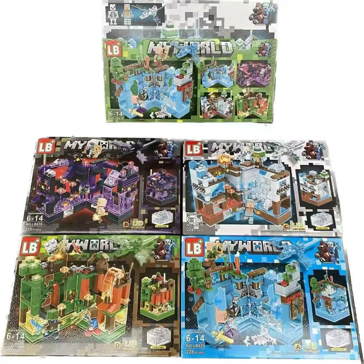 Zestaw klocków My World LB 6-14 lat