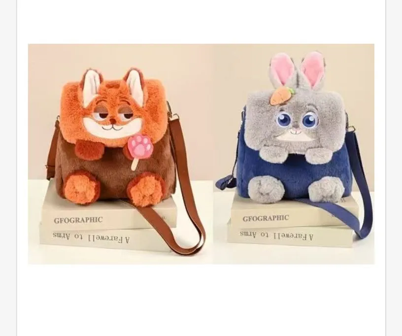 Plecak Zootopia - lis pomarańczowy i królik niebieski