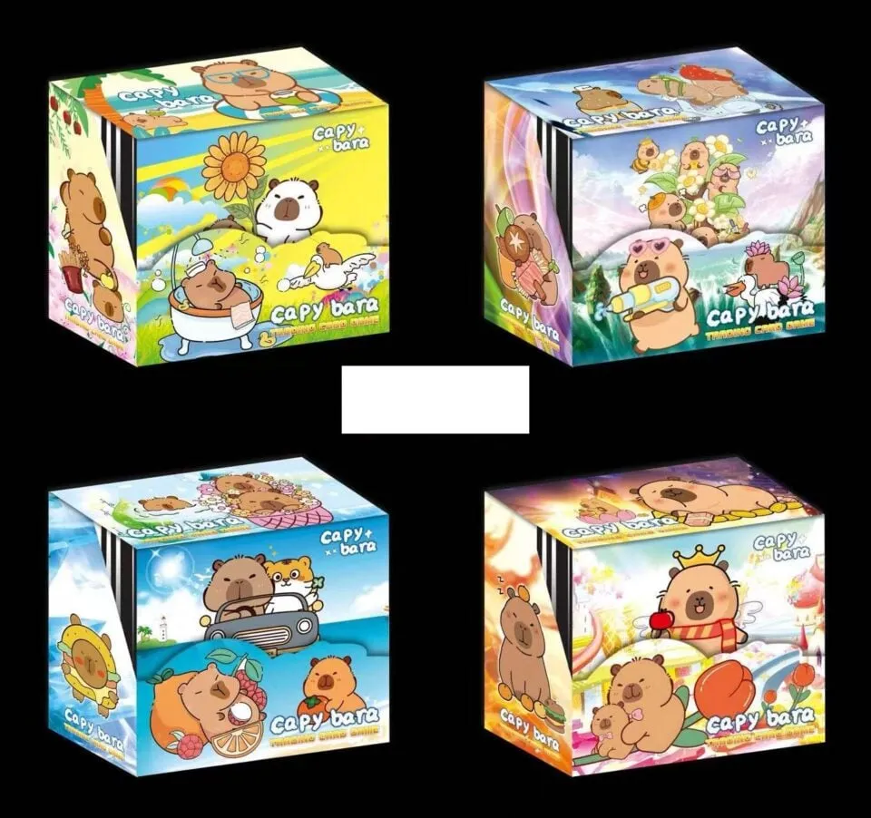 Zestaw Karty Kapibara Trading Card Game Mix 6 szt.