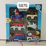 Zestaw 6 Figurek Psi Patrol z Pojazdami Ratunkowymi