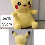 Maskotka Pluszowa Pikachu 55cm - Duża Przytulanka Żółta
