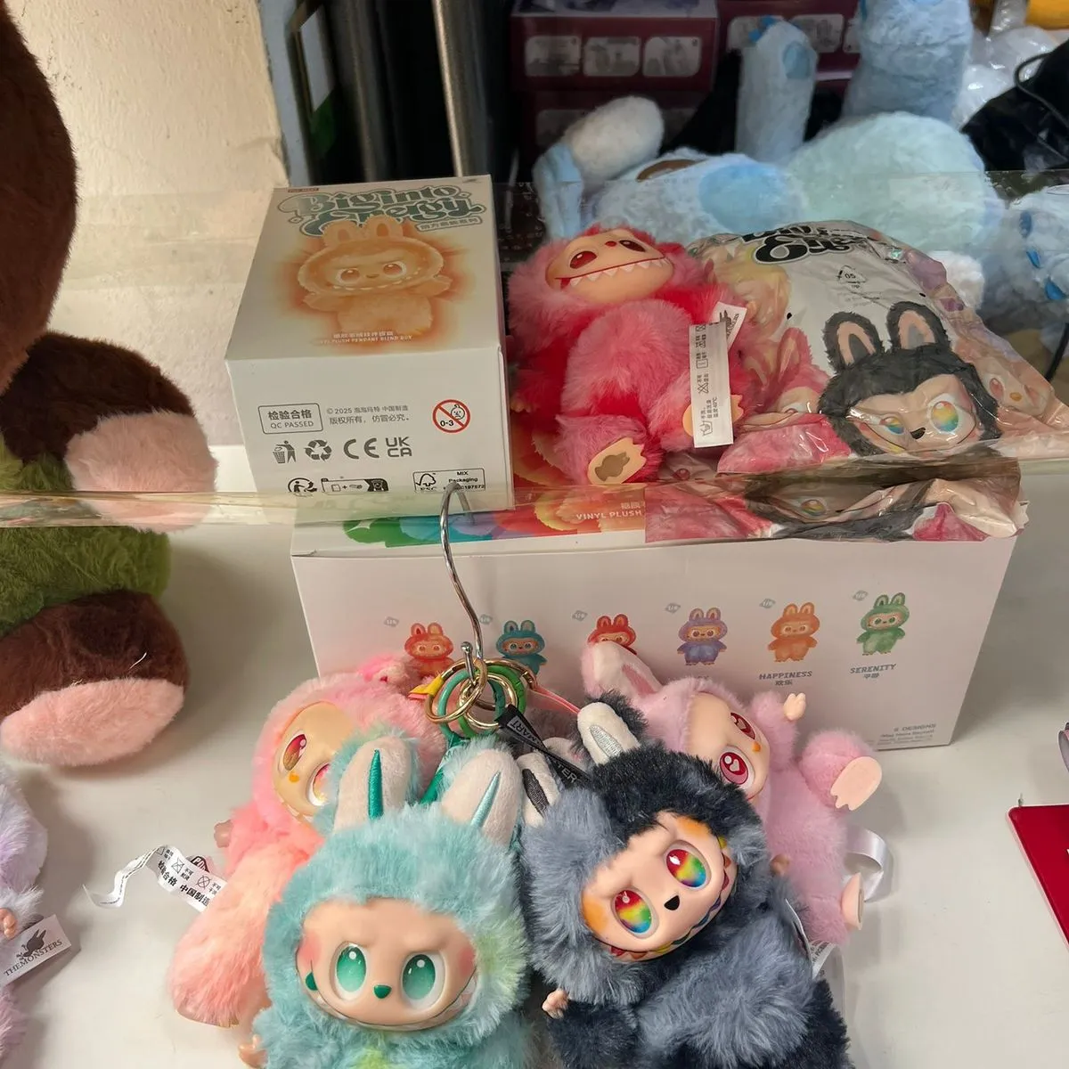Labubu V3 Pluszowy Brelok Zawieszka Vinyl Plush Mix Kolorów