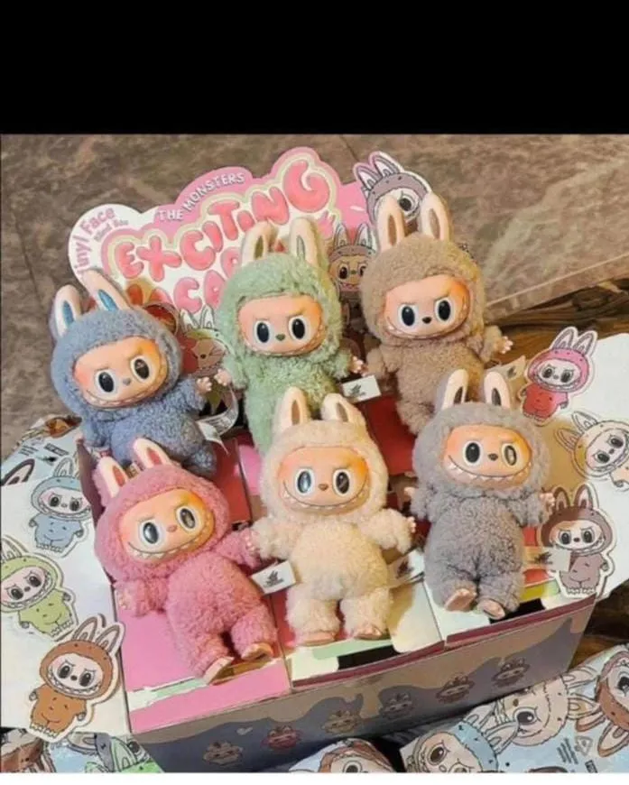Labubu V1 Figurka Pluszowa The Monsters Exciting Macaron 12szt