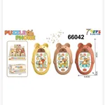Czytnik do nauki telefon Miś Puzzle Phone 14cm 12szt