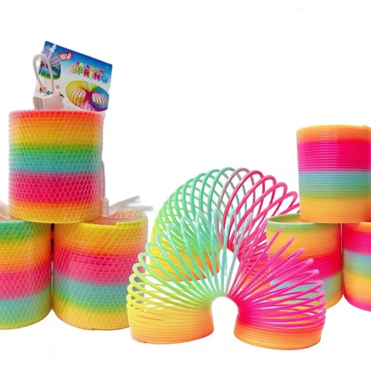 Zabawki Magic Sprężyna Tęczowa Rainbow Spring 12 szt.