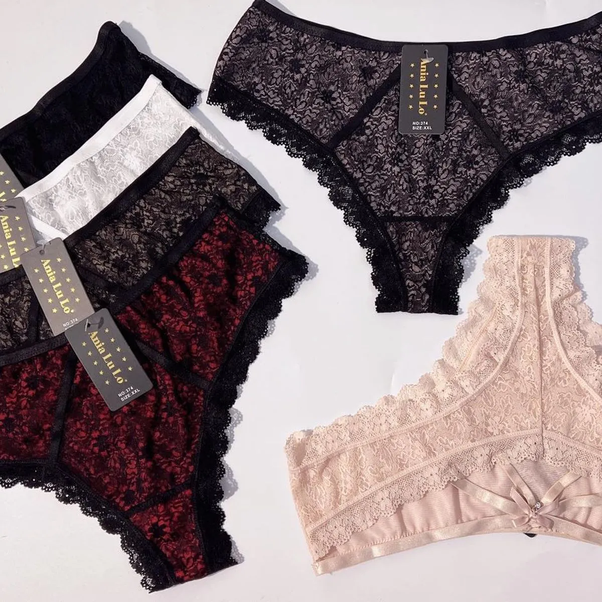 Majtki damskie koronkowe No.37 XL-34, XXL-34, XXXL-36