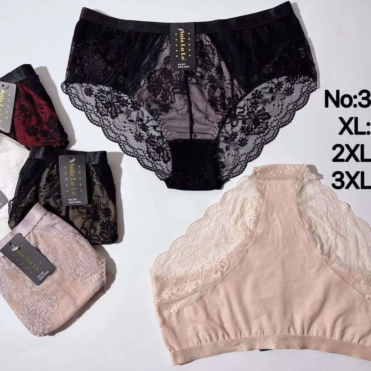 Majtki damskie koronkowe XL-36, L-34, No.39