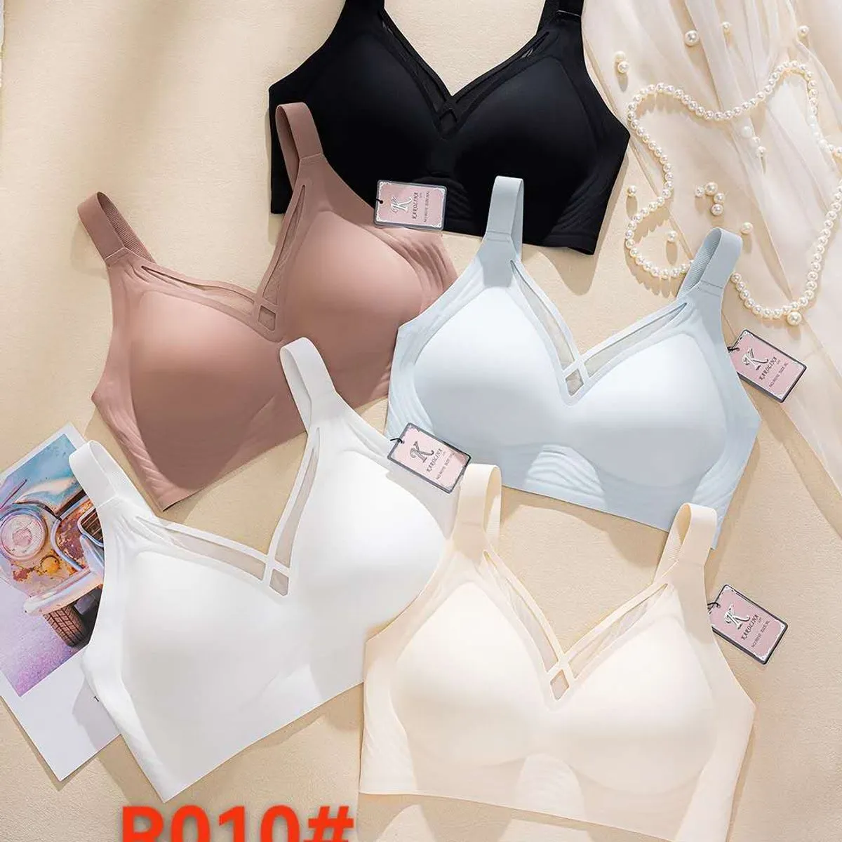 Biustonosz damski RO10# XL-6XL, 4 kolory